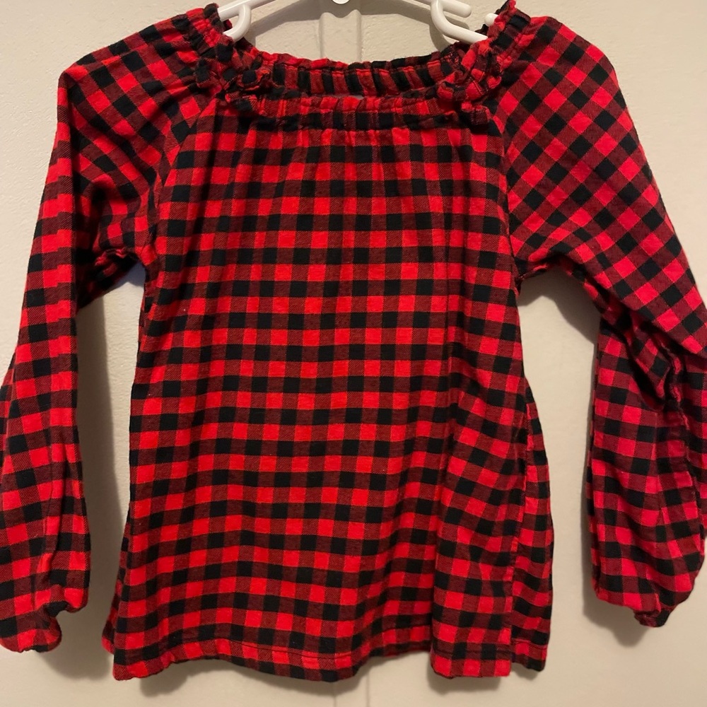 Girls Carter Plaid Long Sleeve Shirt